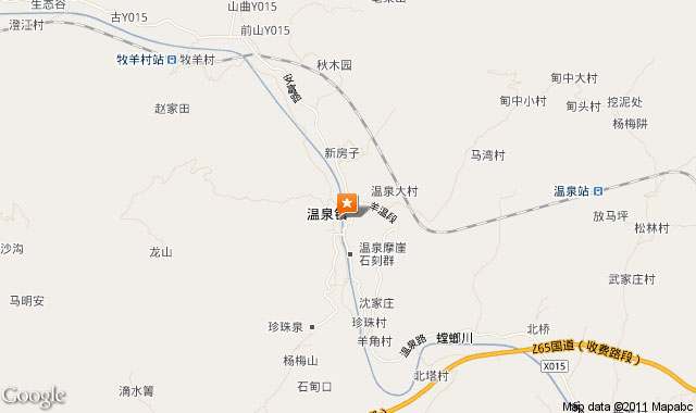 昆明温泉山谷高尔夫球会区位图